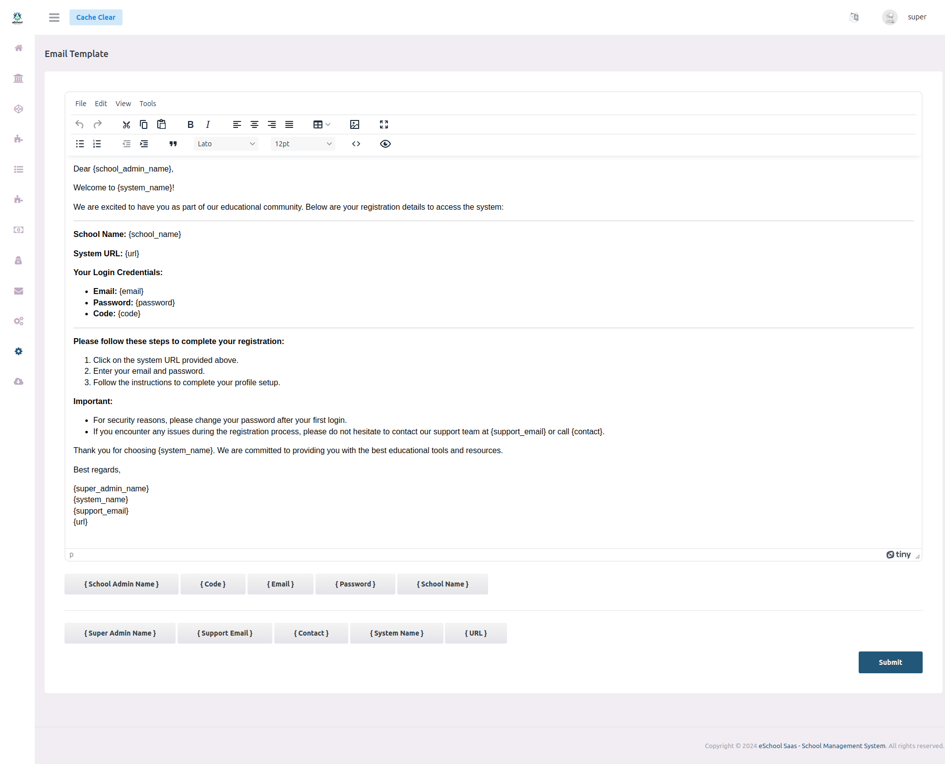 e-School SaaS